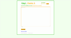 Desktop Screenshot of heypasteit.com